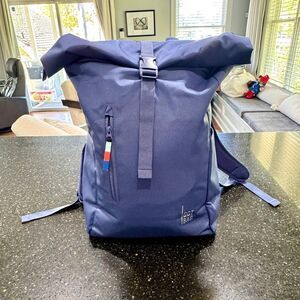 Got Bag Blue Roll-top Backpack.